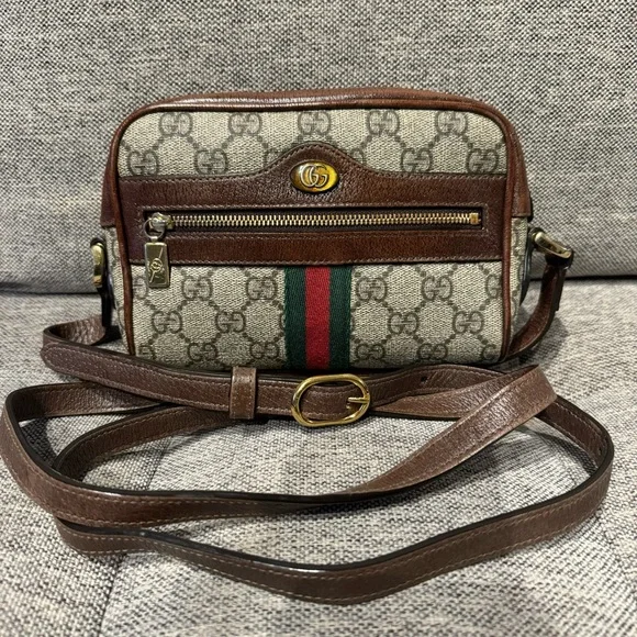 GUCCI OPHIDIA GG SUPREME MINI BAG - Picture 4 of 14
